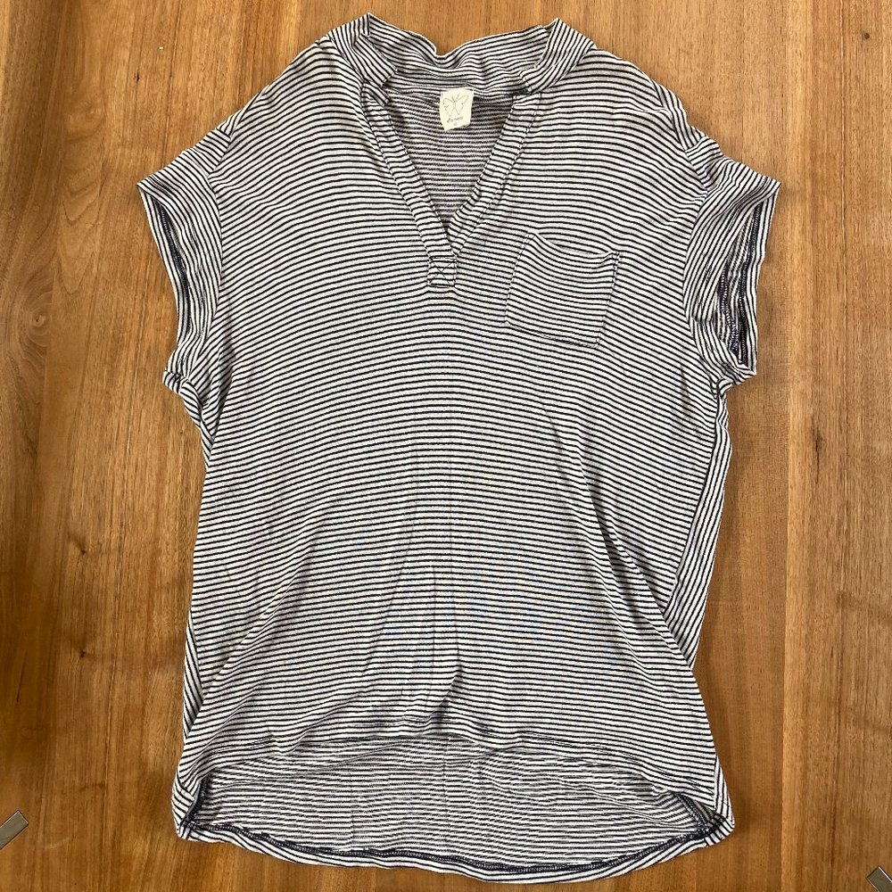 Striped Ella Moss Top